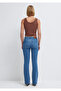 Marıa Gold Premium Indigo Blue Jean Pants 101225-A1589 - 5