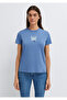 Butterfly Printed T-Shirt Semi Slim Fit 1613870-70728 - 3