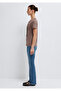 Butterfly Printed Brown T-Shirt Semi Slim Fit 1613867-70383 - 5