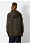 Water Repellent Hooded Khaki Jacket Loose Fit / Loose Comfortable Cut 1110014-90707 - 6
