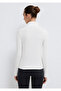 Mock Neck Ecru T-Shirt Slim Fit / Slim Fit 1613748-70057 - 5