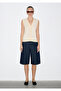 Buttoned Yellow Knitwear Vest Slim Fit / Slim Fit 1710867-70013 - 5