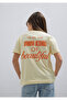 Printed Yellow T-Shirt Loose Fit / Relaxed Comfortable Cut 7610388-89143 - 2