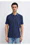 Navy Blue Polo T-Shirt Loose Fit / Comfortable Fit 0613311-70497 - 4