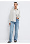 Gray Shirt with Pockets Loose Fit / Relaxed Comfortable Cut 1211385-80618