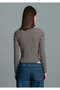 Striped Brown Polo T-Shirt Fitted / Slim Fit 1613836-91456 - 5