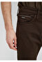 Jake Black Dark Brown Gabardine Trousers 0042290686 - 7