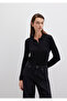 Wool Blend Black Knitwear Polo 1710712-900 - 3