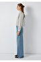 Striped White Shirt Loose Fit / Relaxed Fit 1211394-84014 - 5