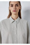 Striped White Shirt Loose Fit / Relaxed Fit 1211394-84014 - 7