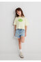Printed Tie Dye Green T-Shirt Loose Fit / Loose Relaxed Cut 7610324-90385 - 3