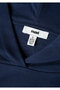 Piping Detailed Hooded Navy Blue Sweatshirt 1S10362-87518 - 6