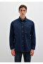 Aidan Black Vintage Indigo Blue Jean Shirt Regular Fit 0210588-90768 - 4