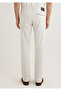 Jake Black Ecru Comfort Gabardine Trousers 0042289464 - 5