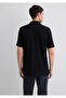 Semi-Zippered Black Polo T-Shirt Regular Fit 0612525 -900 - 5