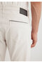 Jake Black Ecru Comfort Gabardine Trousers 0042289464 - 8