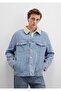 Zander sky blue sherpa denim - 2