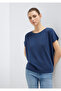 Lux Touch Navy Blue Modal T-Shirt Loose Fit / Loose Comfortable Fit167245-70487 - 2