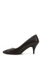 Women's Coffee Antique Pointed Toe Medium Thin Heeled Stiletto - 5