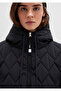 Water Repellent K Hooded Black Quilted Jacket 1110499-900 - 6
