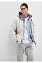 Light Gray Puffer Jacket with Hood 0110352 -70080