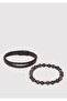 Set of 2 Brown Bracelets 0911064 -82722 - 3