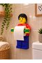 Toilet Paper Holder Toilet Paper Roll Holder Hairy Model - Large Size - Lego Man Toilet Paper Holder - 4