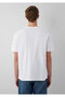 Logo Printed White T-Shirt Loose Fit 0611807-620 - 6