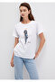 Denim Girl Printed White Istanbul T-Shirt Regular Fit / Normal Cut 1610222-620 - 2
