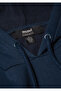 Logo Printed Hooded Navy Blue Sweatshirt 067149-29743 - 8