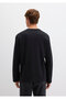Long Sleeve Black T-Shirt Slim Fit / Narrow Cut 065755-900 - 4