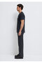 Logo Printed Black T-Shirt Slim Fit / Slim Fit 0610360-900 - 3
