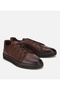 Men's Leather Brown Casual Shoes with Rubber Detail - 2