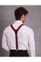 Claret Red Men's Trouser Strap - 3
