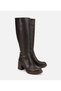 Women's Brown High Heel Boots - 2