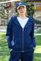 Basic Fermuarlı Kapüşonlu Oversize Sweatshirt