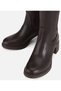 Women's Brown Metal Detailed Heeled Boots - 4