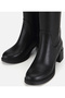 Women's Black Metal Detailed Heeled Boots - 4