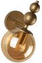 2 Pieces of Endless Sconces in Antique Honey Glass, Modern Decorative Sconces, Wall Lighting, Living Room, Bedroom and Hallway Lighting - 4