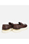 Men's Leather Brown Heel Detailed Stylish Casual Loafer - 5