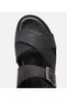 Men's Leather Black Belted Sandals - 4
