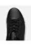 Men's Leather Black High-Sole Sports Shoes - 4