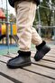 Children's Black Fur Lined Waterproof Faylon Rain Boots 3 cm Byndumfayki̇ds - 4