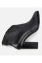 Women's Leather Black Soft Ankle Heeled Boots - 6