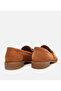 Women's Suede Leather Tan Flexible Sole Daily Loafer - 5