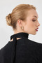 Baguette Stone Hoop Earrings - Gold