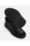 Women's Leather Black Sports Shoes - 6
