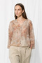 Trace Collection V-Neck Tencel Shirt - Mink - 3