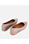 Genuine Leather Natural Women's Ballerinas - 3