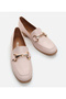 Women's Leather Powder Loafer - 4